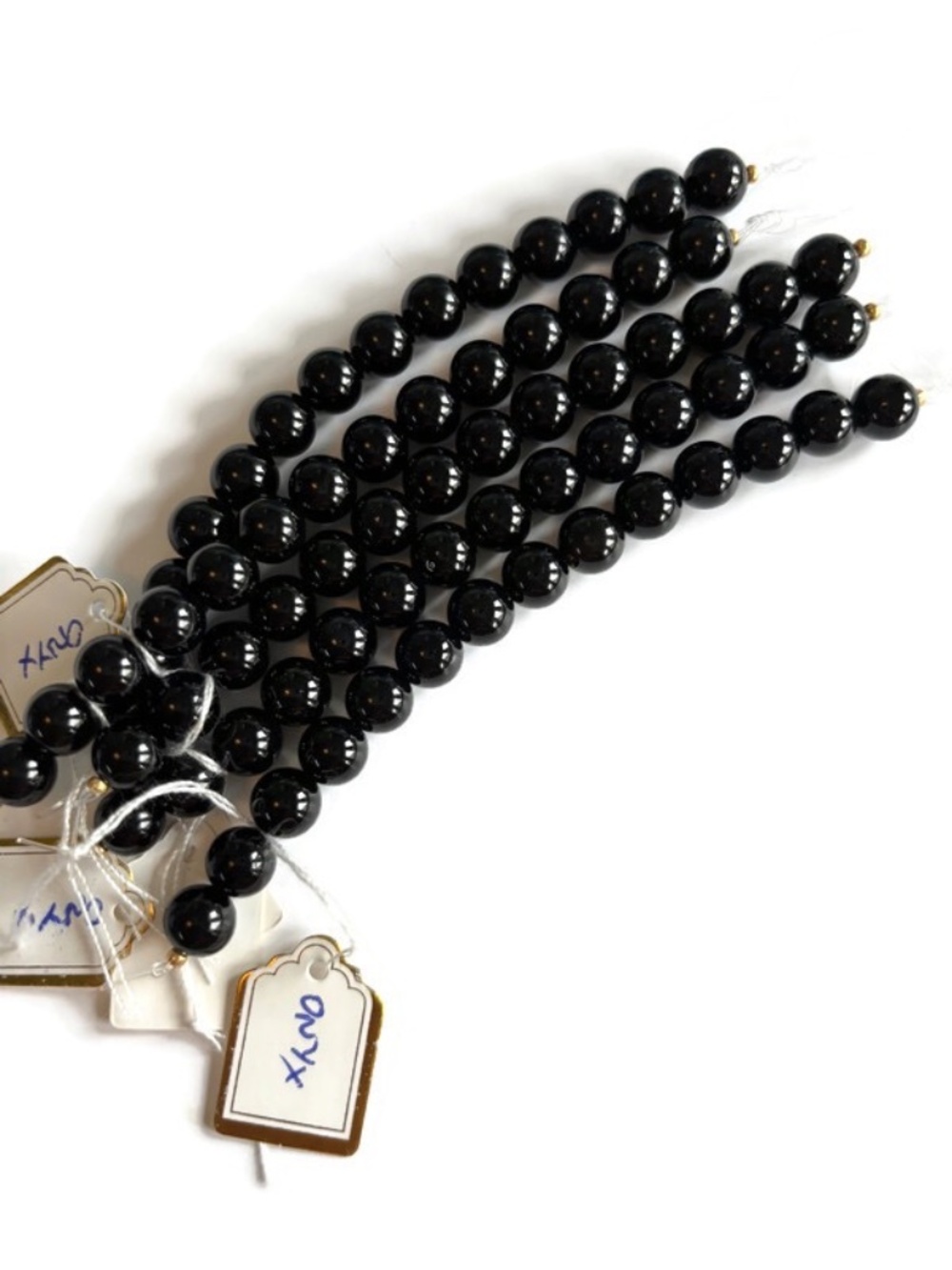 As Low As $2 8mm Onyx Stone Round Beads (14)